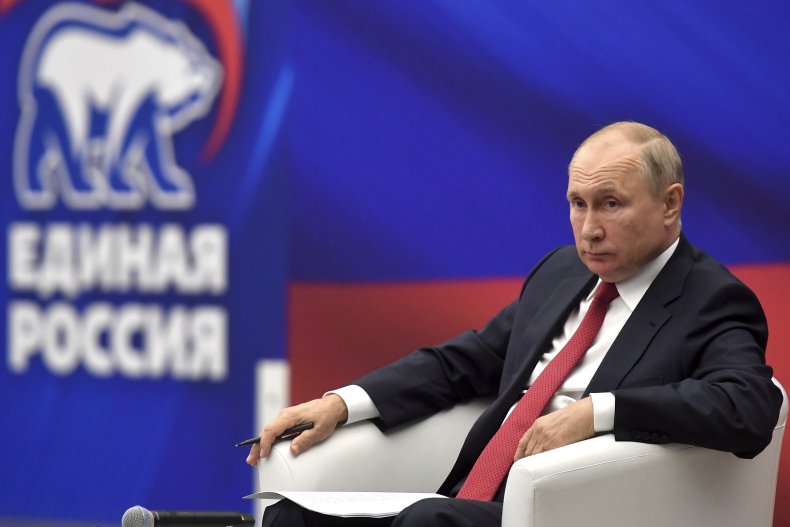 Putin at United Russia Meeting