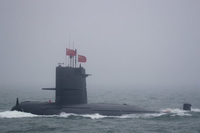 China's PLA Navy Parades New Conventional Submarine