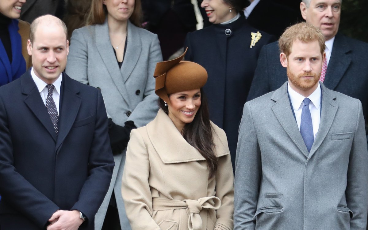 Prince William With Harry and Meghan
