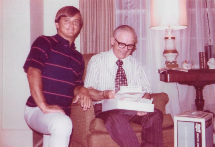 Bobby Jones with father