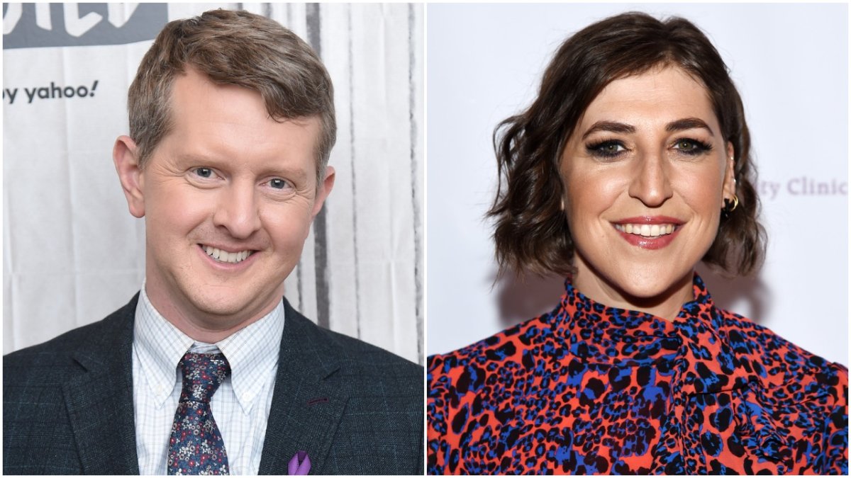 "Jeopardy!" hosts Ken Jennings and Mayim Bialik