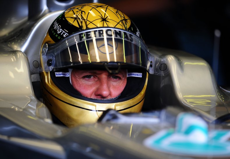 Michael Schumacher at 2011 Belgian Grand Prix.