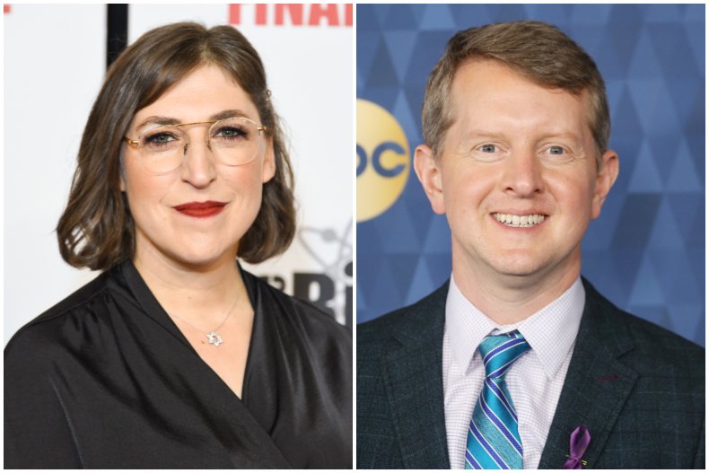 "Jeopardy!" stars Mayim Bialik and Ken Jennings