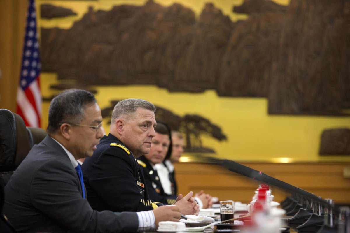 Milley Meets with Gen. Zuocheng