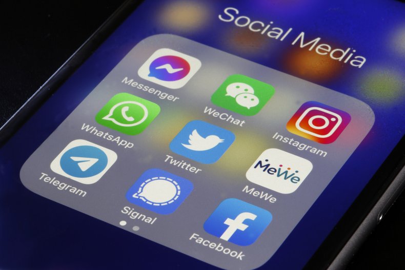 Mobile Phone Social Media Apps