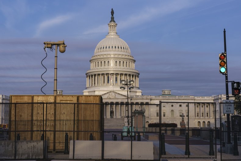 Fence Erected Around Capitol