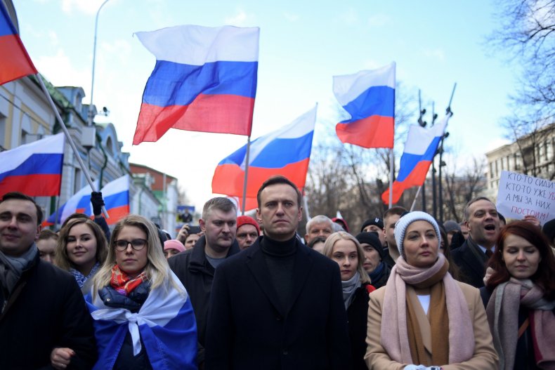 Russian opposition politician Alexei Navalny