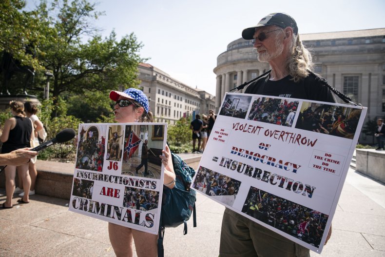 Justice for J6 counterprotesters
