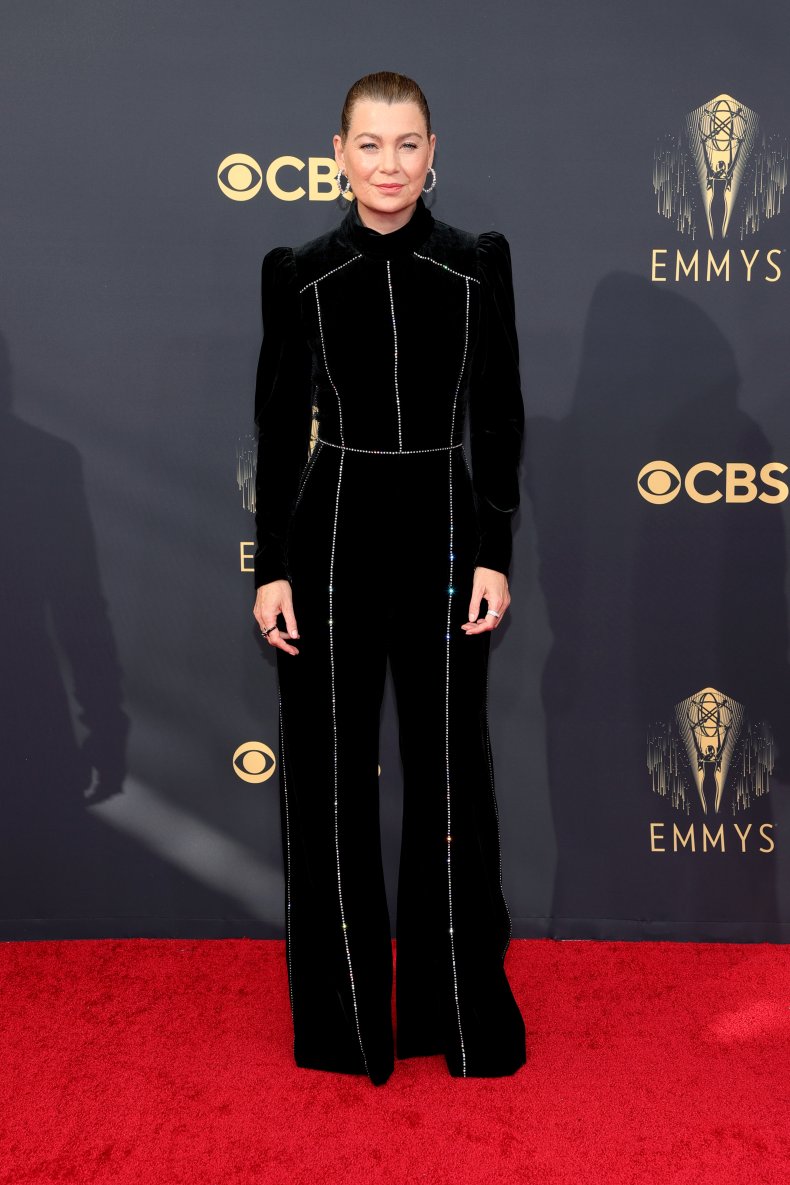 Ellen Pompeo at the 2021 Emmy Awards