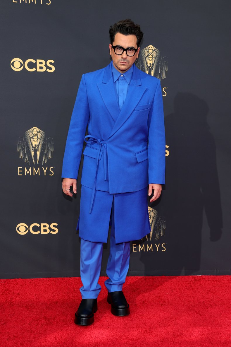 Dan Levy at the 2021 Emmy Awards