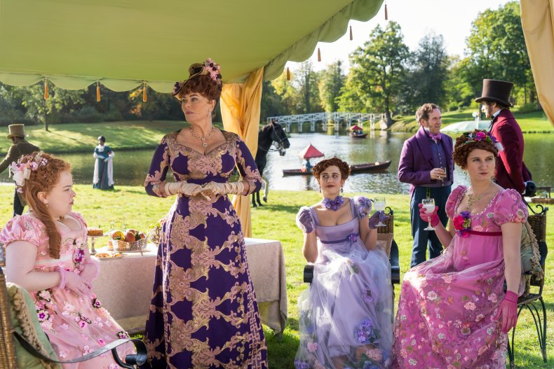 The Featherington family in Netflix's 'Bridgerton'