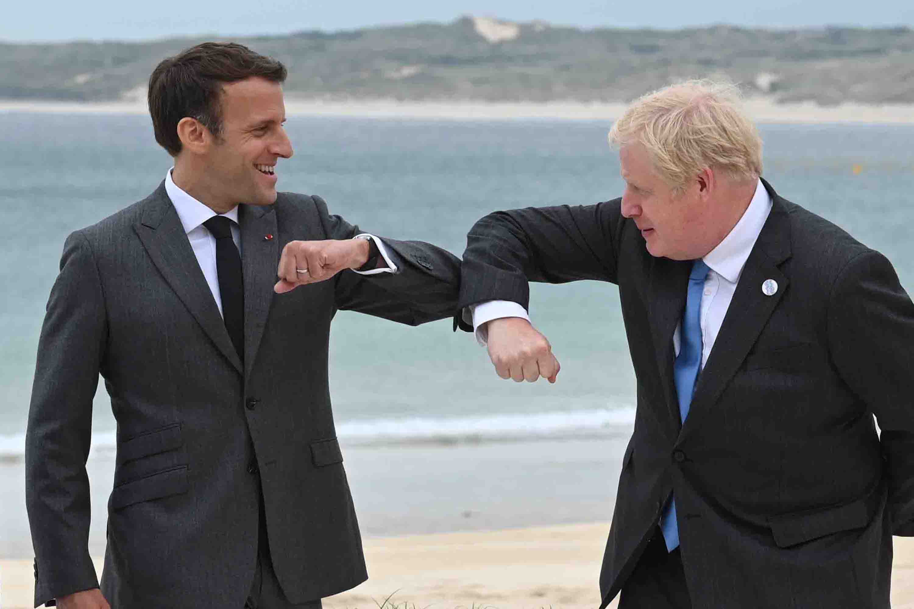 France U K Retaining Good Relations Despite Submarine Deal Where   Boris Johnson Emmanuel Macron 