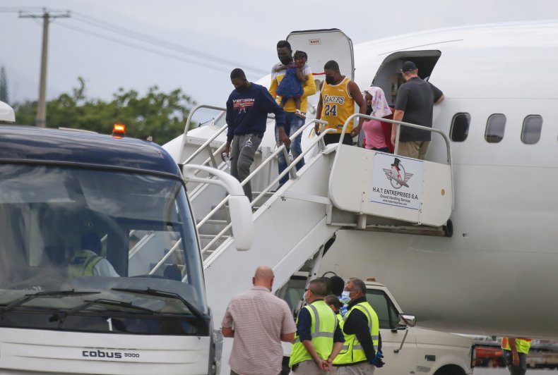 Haitian Migrants Arrive Back in Haiti