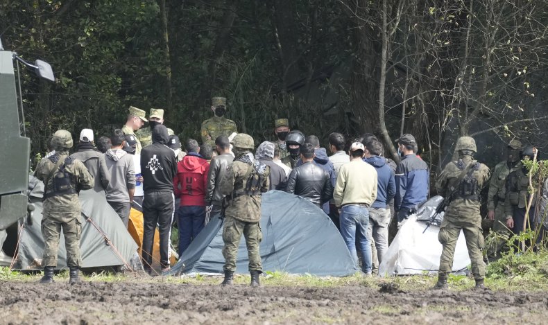 Migrants at Poland Border