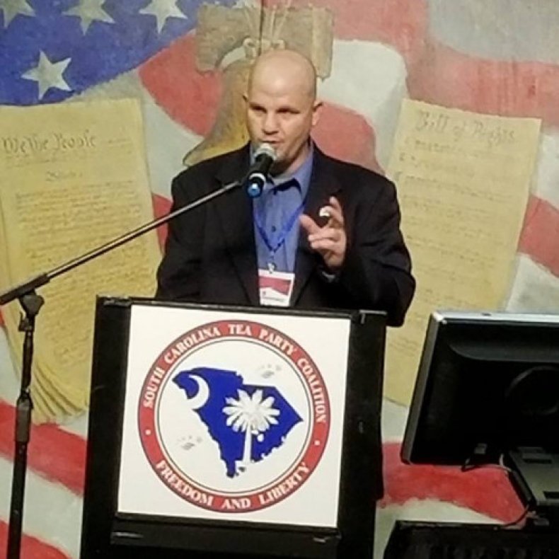 Josh Bernstein COVID Conservative Right-Wing Mask