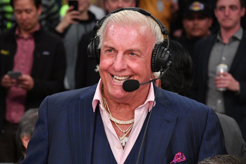 Former WWE and WCW wrestler Ric Flair.