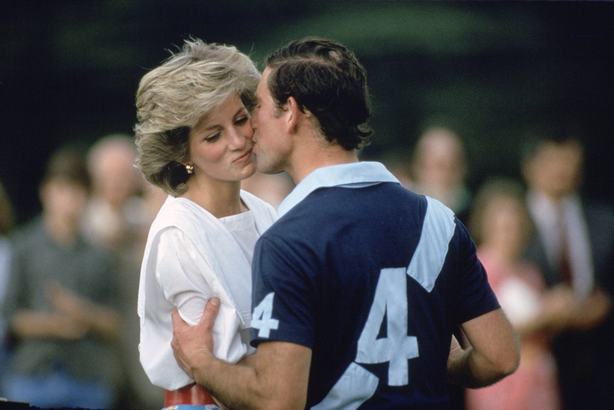 Prince Charles Kissing Diana