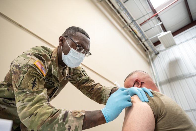  COVID-19 vaccine given to soldier
