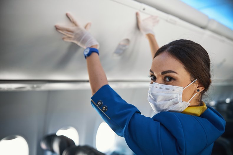 File photo of cabin crew.