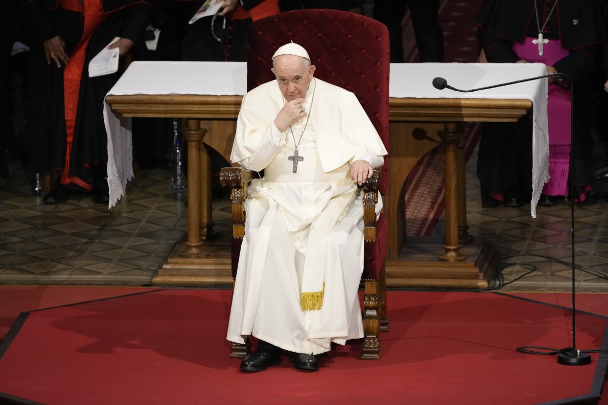 Pope Denounces Critics