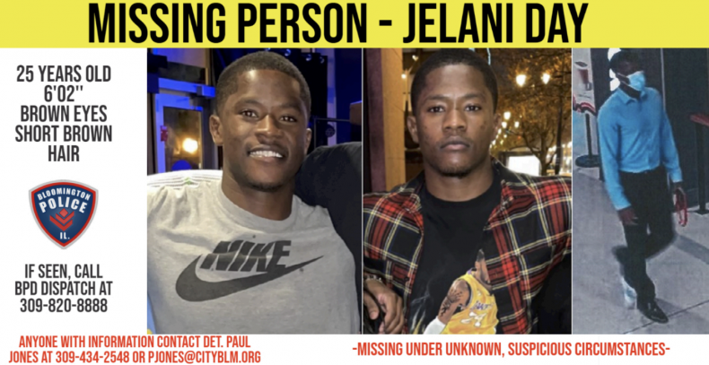 Jelani Day Missing Person Poster