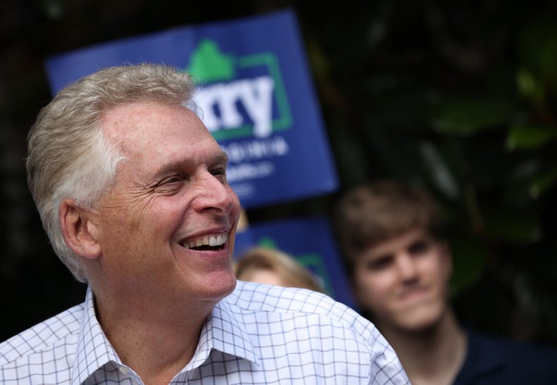 Terry McAuliffe Gavin Newsom fundraising email