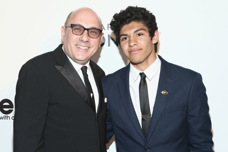 Willie Garson and his son, Nathen