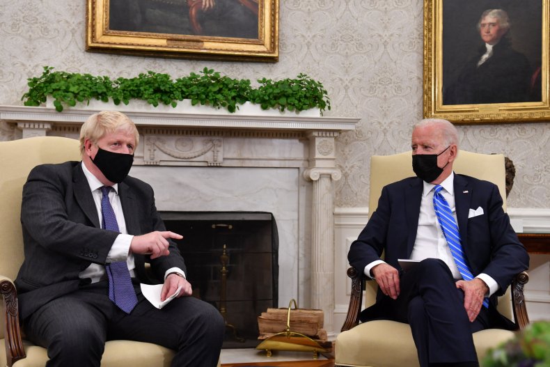 Joe Biden Meets Boris Johnson