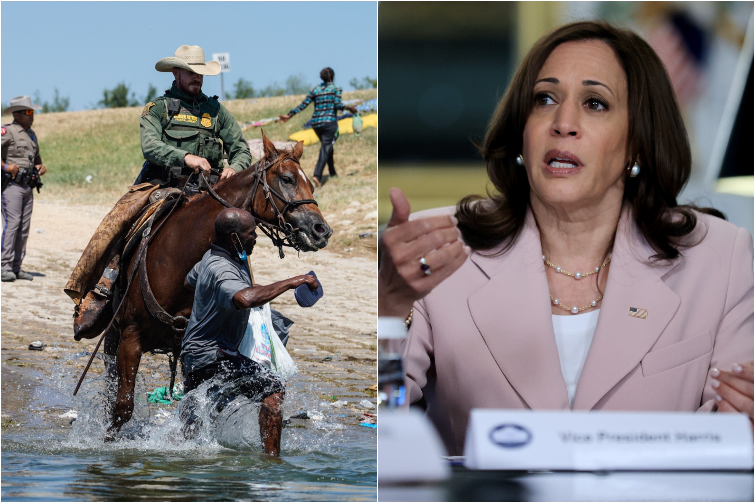 Video Of Kamala Harris Blasting Border Treatment Of Migrants Viewed ...