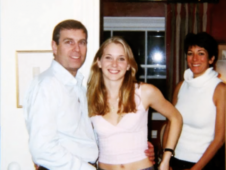 Prince Andrew With Arm Around Virginia Giuffre