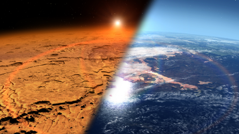 Mars Then and Now
