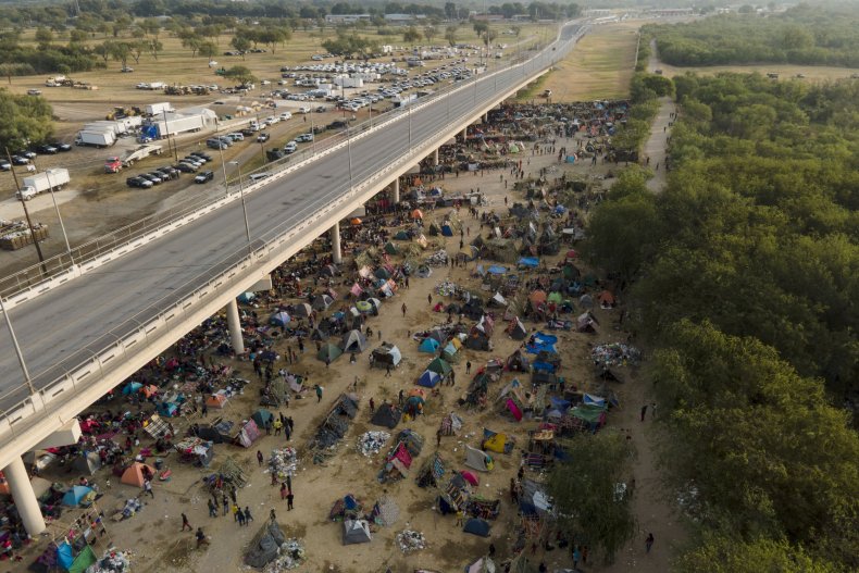 Haitian Migrant Encampment