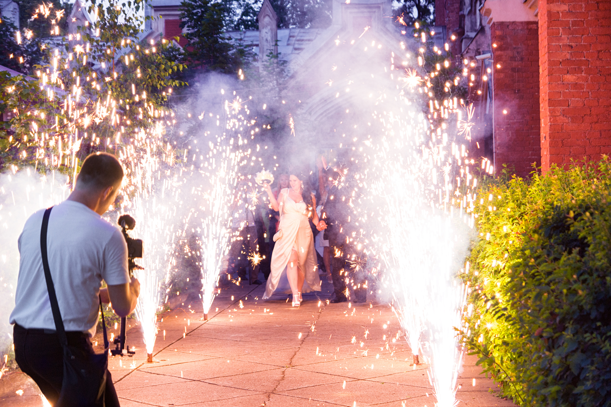 Exploding Fireworks Destroy Couple s Wedding Ceremony in Viral Video