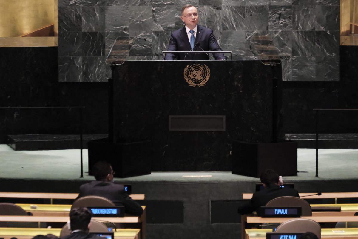 Polish President Addresses U.N. Assembly
