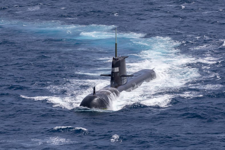 Royal Australian Navy submarine HMAS Rankin 
