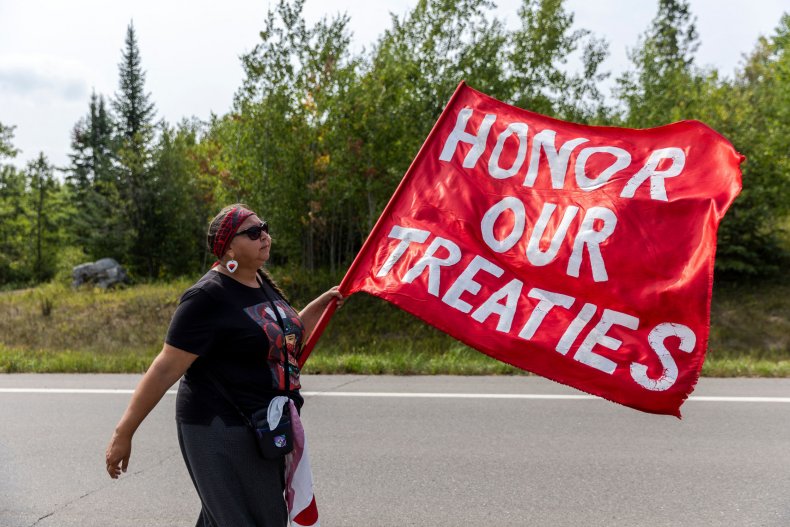 Line 3 oil pipeline protests tribal lands