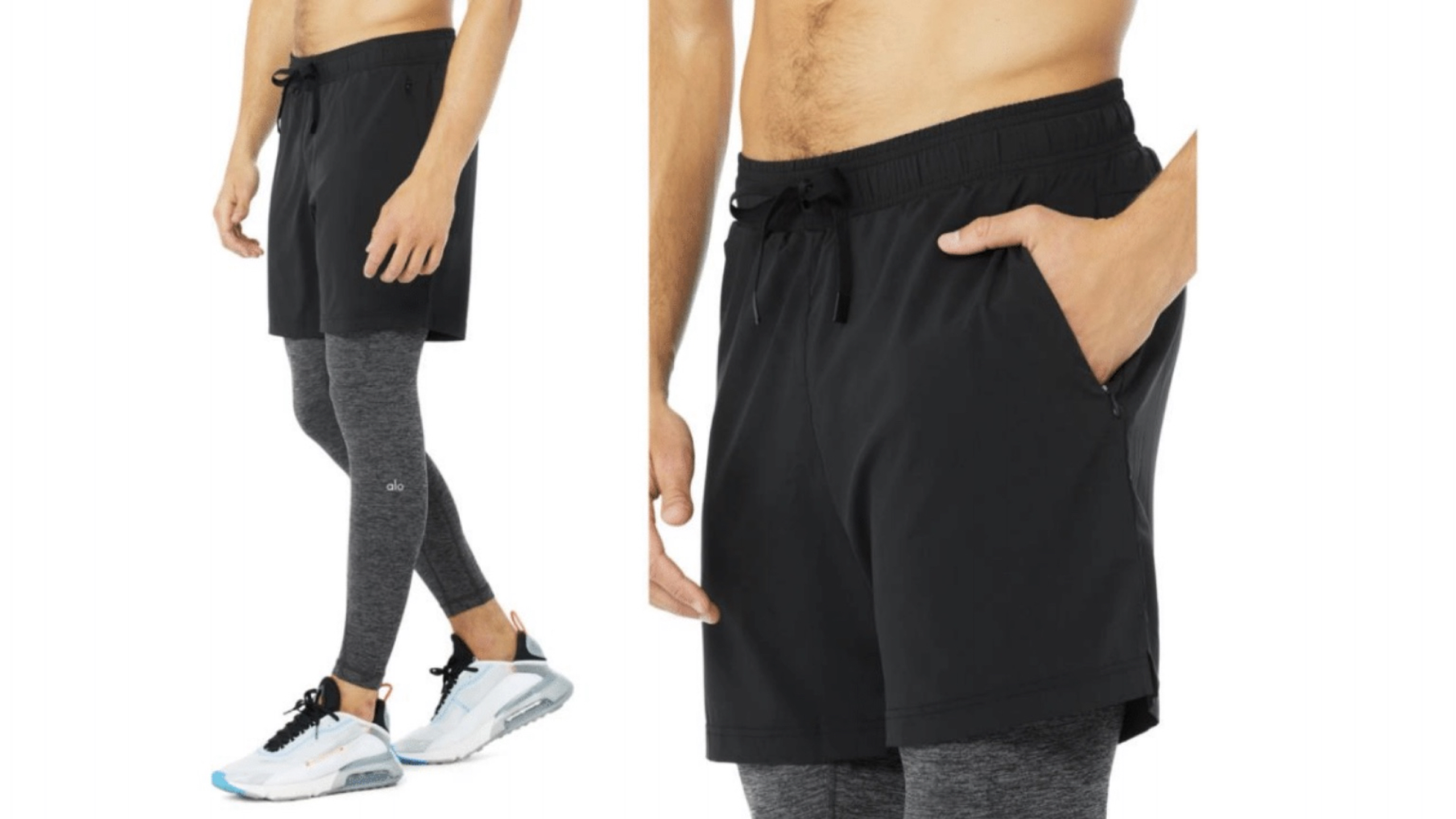 2-in-1 shorts and pants