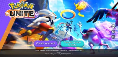 Pokemon Unite Intro Screen Pokemon Unite Intro Screen