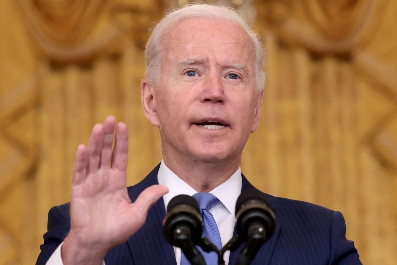 Joe Biden Speaks in the East Room