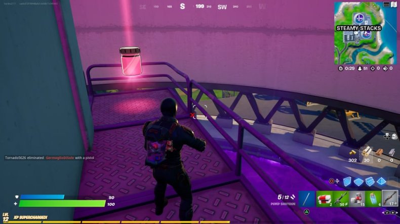 Cuddly Pink Bottle Location in Fortnite
