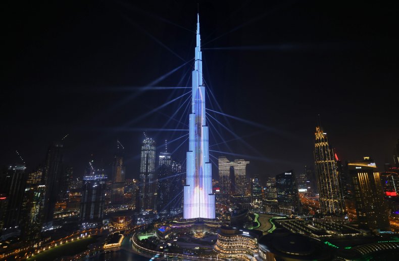 Dubai's Burj Khalifa tower.