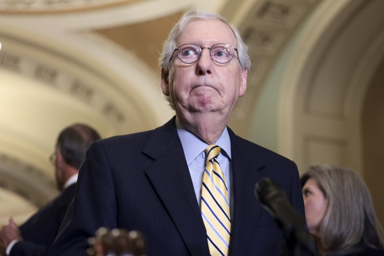 Mitch McConnell Addresses Reporters