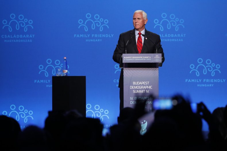 Mike Pence Gives Speech