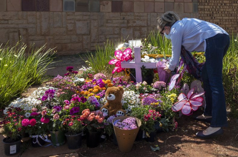 Flowers Placed for Dickason Family