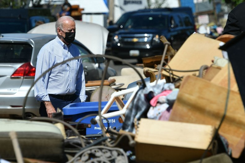 Hurricane Ida Biden