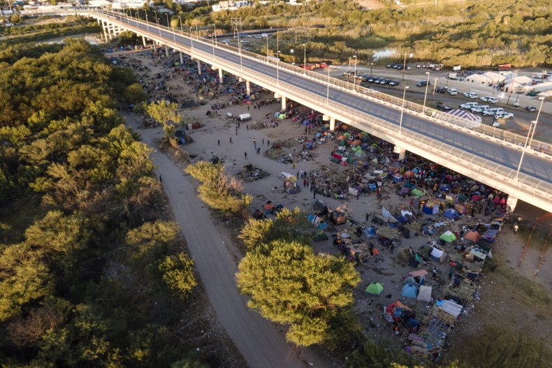 Haitian Migrant Encampment