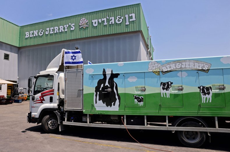 Ben & Jerry's Israel boycott Texas