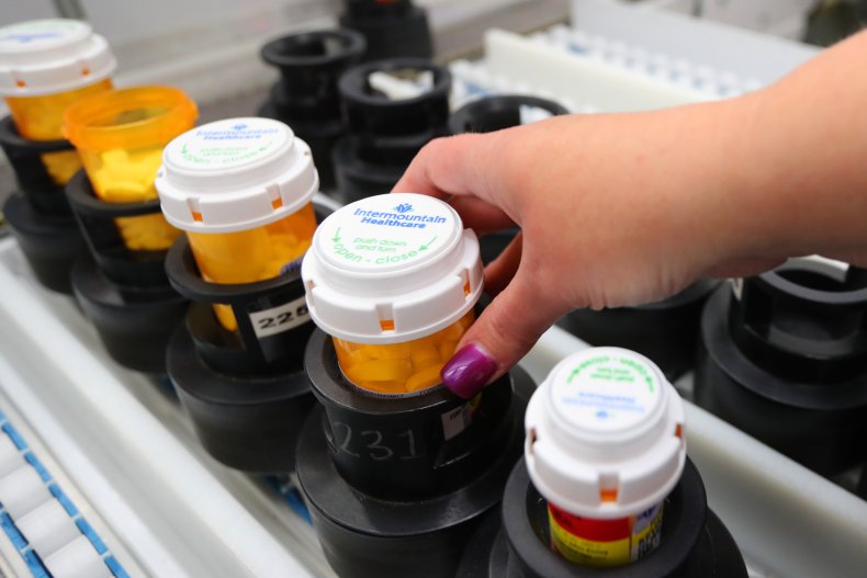 Bottles of prescription drugs