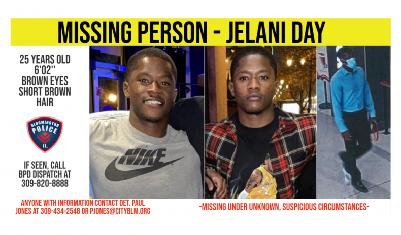 Jelani Day Missing Person Poster