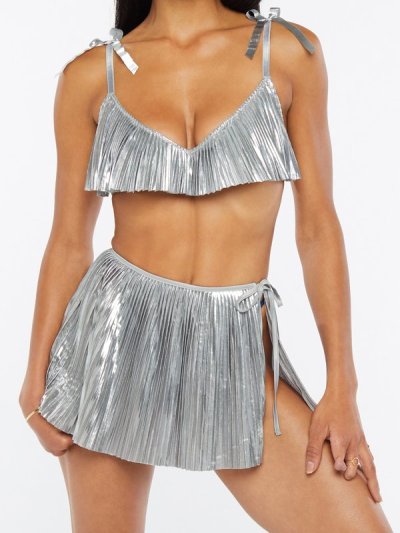Pleated Lam Set Pleated Lam Set